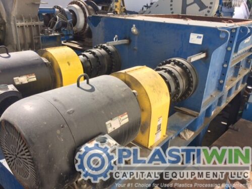 Used 300 HP SSI Model Q100ED Quad Shaft Shredder