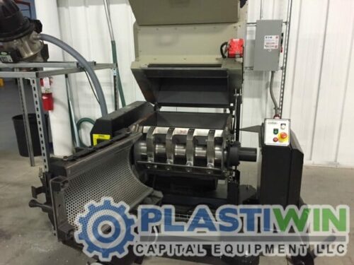 Used 40 HP Conair CGW-1424 Grinder 2 continuous extrusion blow molding machine