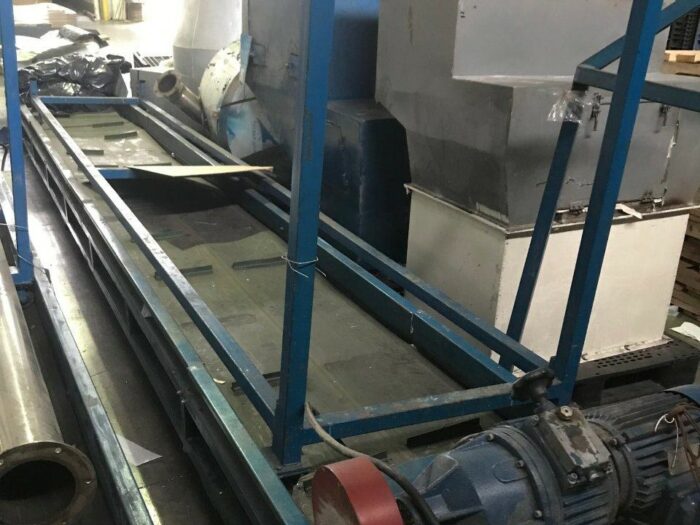 used 27 cleated recycling conveyor