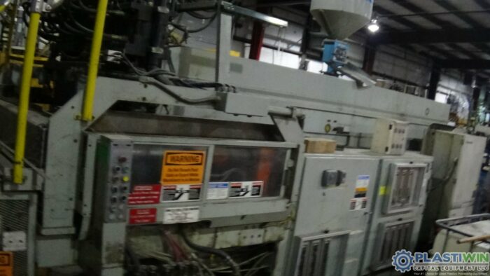 Used Uniloy Model 350 R3 (6) Head Continuous Extrusion Blow Molding Machine 2 Used Uniloy Model 350