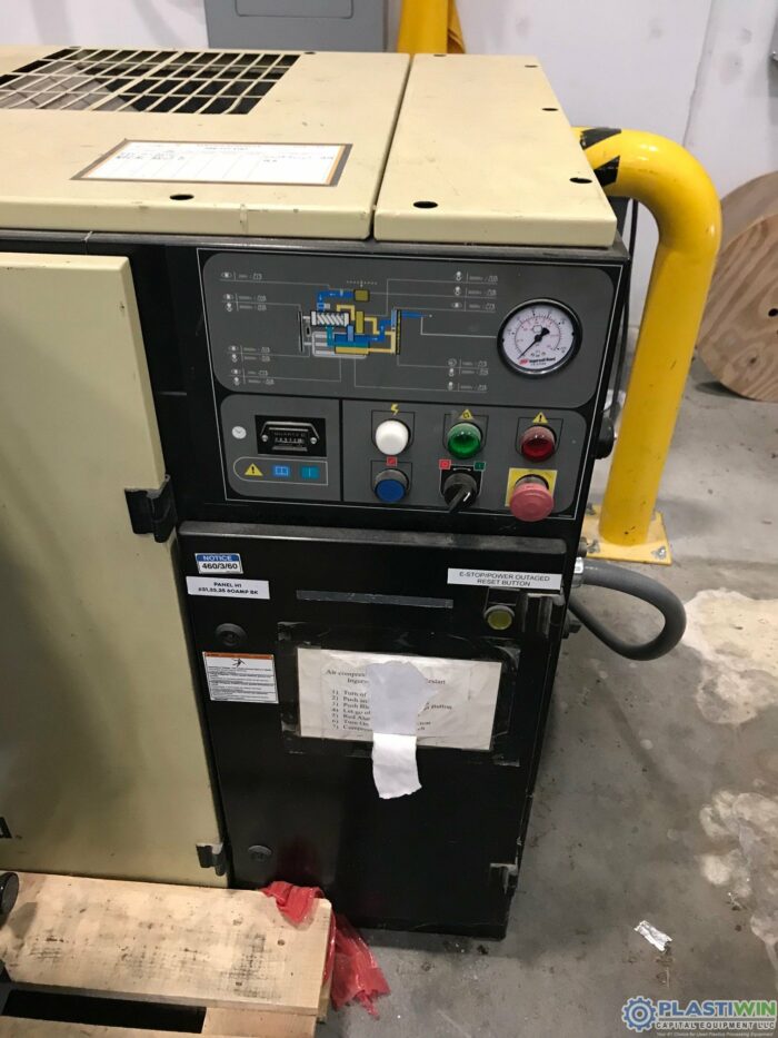 Used 20 HP Ingersoll Rand Model SSR UP6-20-125 Air Compressor 4 Used 20 HP Ingersoll Rand Model SSR UP6-20-125 Air Compressor