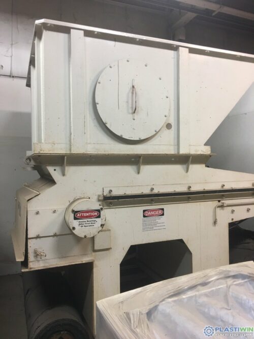 Used 100 HP Vecoplan RG 52/75 SWU Single Shaft Shredder 1 Used 100 HP Vecoplan RG 52/75 SWU