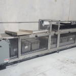 Used HFA Tub Filling Conveyor with Scale and Indexing