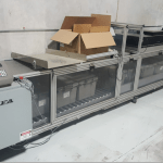 Used HFA Tub Filling Conveyor with Scale and Indexing