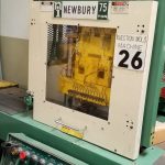 Used 75 Ton Newbury V6-75ARS Vertical Injection Molding Machine