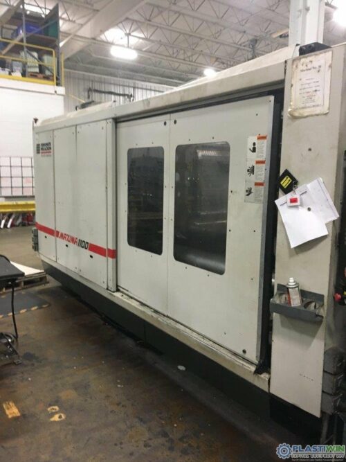 Used 1100 Ton Cincinnati Milacron MM1100-288 Injection Molding Machine