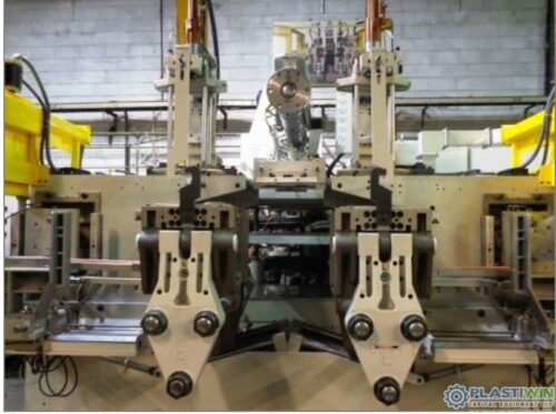 dual sided continuous extrusion blow molding machine