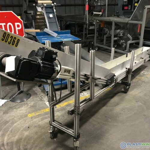 Used HFA Incline Cleated Incline Conveyor