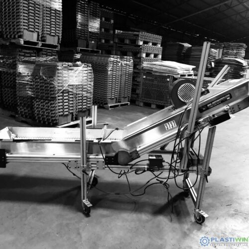 Used MAC Automation Cleated Incline Conveyor