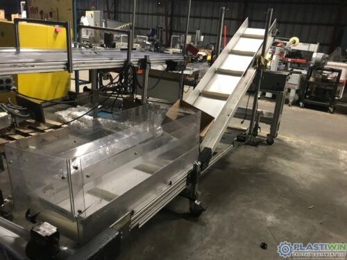 Used Custom Cleated Incline Conveyor