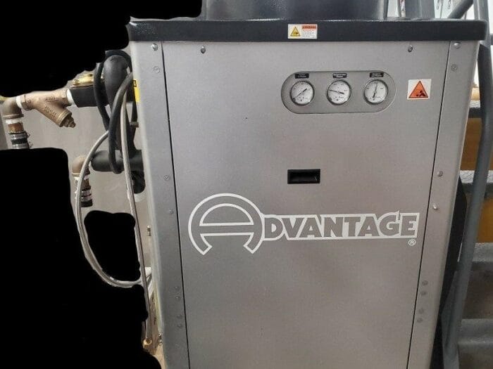 used 5 ton advantage m1d-5a air cooled chiller