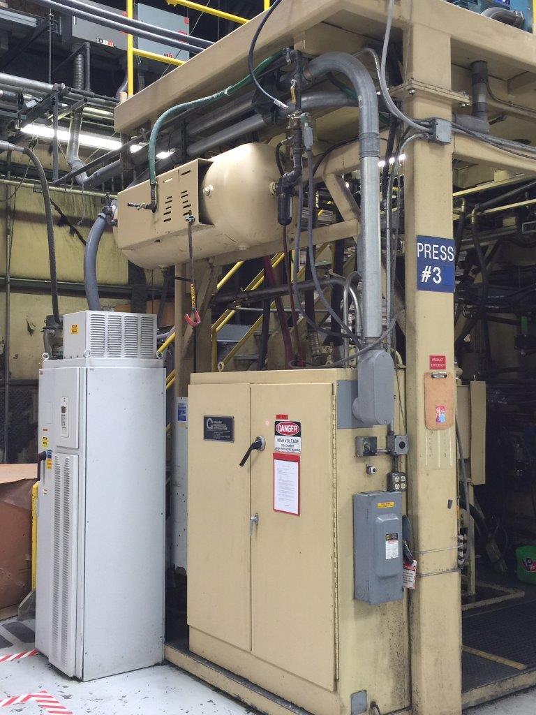 Used Graham Single 35 LB. Blow Molding Machine