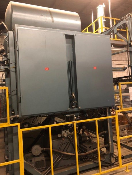 used shuman double heater thermoforming machine for sale