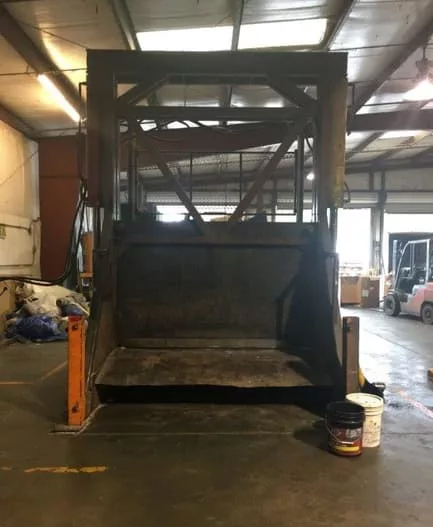 72" hydrotech bale breaker used guillotine shear for sale