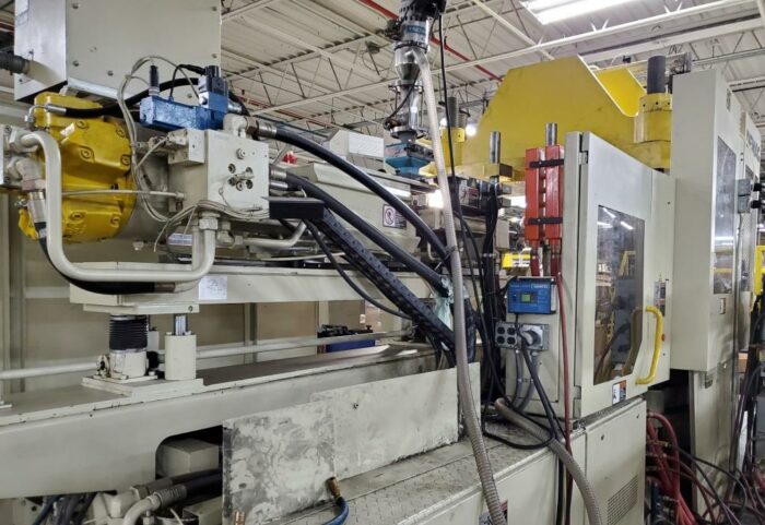vertical demag injection molding