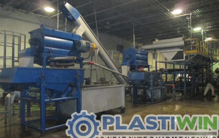 plastic bottle recycling machine wash line