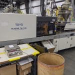 used 110 ton toyo tm-110h injection molding machine
