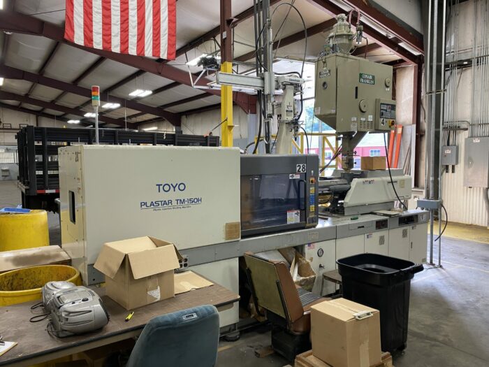 used 150 ton toyo tm-150h injection molding machine