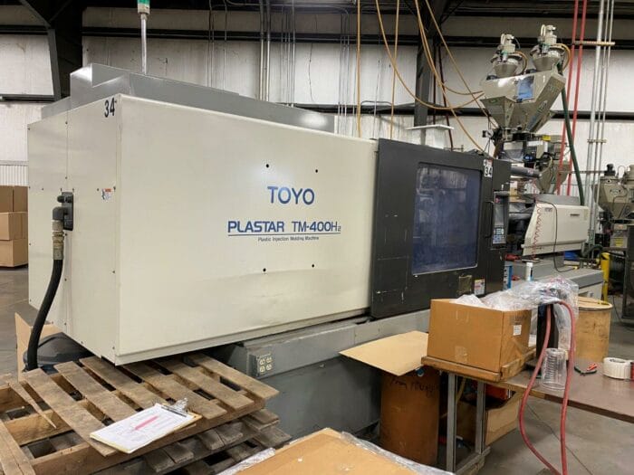 used 400 ton toyo tm-400h2 injection molding machine