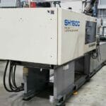 used 160 ton sumitomo sh160c injection molding machine