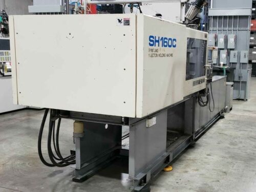 used 160 ton sumitomo sh160c injection molding machine