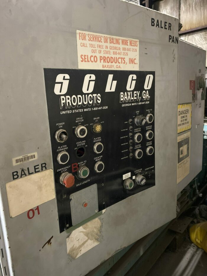 used selco products model hs0-107a baler