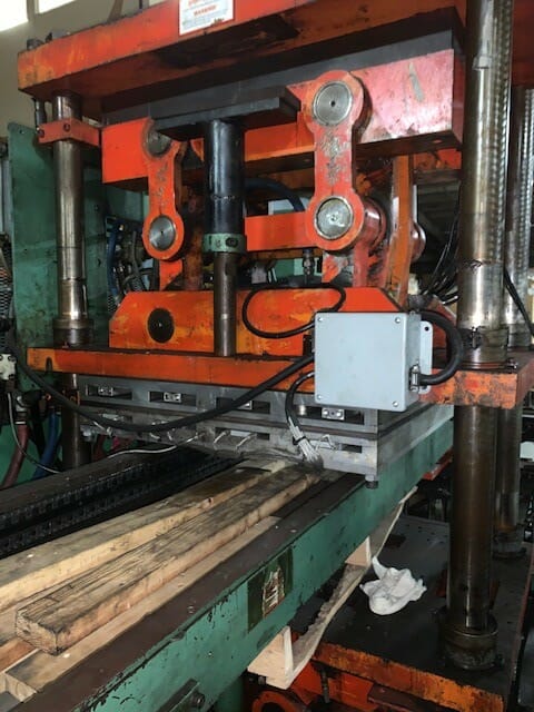 used sentinel brand 2500 cip inline form and stack thermoformer