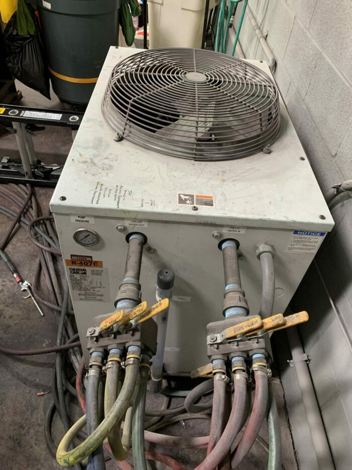 used 3 ton thermal care air cooled chiller