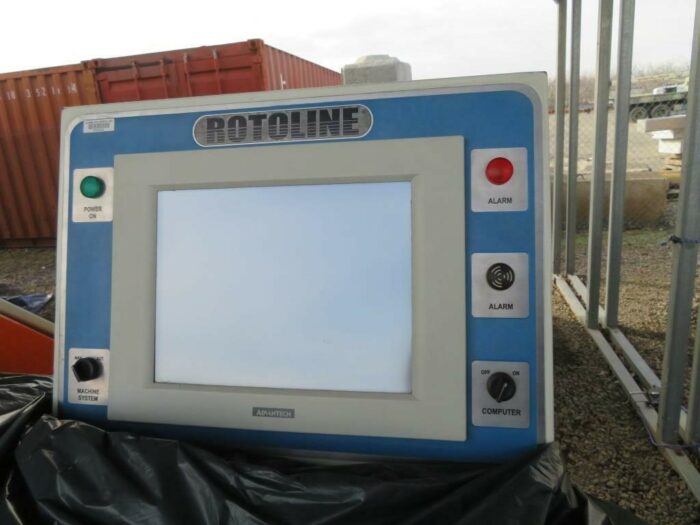 used rotoline 0.50 lab rotational molding machine