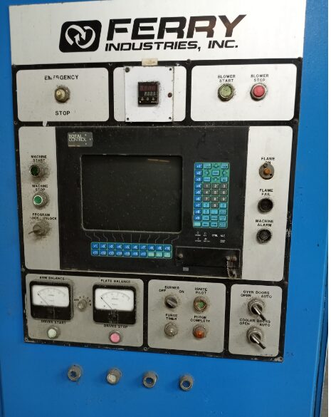 used ferry rs3-130 3 arm rotational molding machine