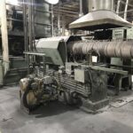 used 6" sterling 500 hp 38:1 l/d single screw extruder