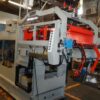 rebuilt uniloy 250-r1 2 head reciprocating screw intermittent extrusion blow molding system