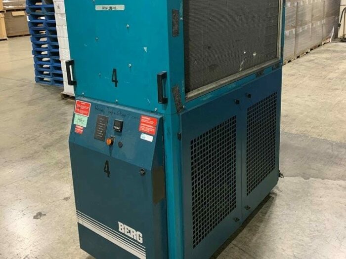 used 10 ton berg pa-10 air cooled chiller
