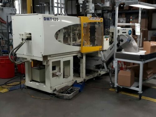 used 120 ton dima dmt120 injection molding machine