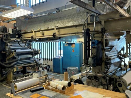 used 40” wide condes corporation ci film printing press