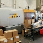 used 360 ton kawaguchi kx360 injection molding machine