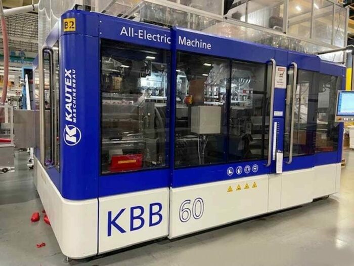 used kautex kbb60 d se2 all electric extrusion blow molding machine