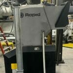 Used 10 HP Rapid 300-45 Grinder w/ Blower Cyclone