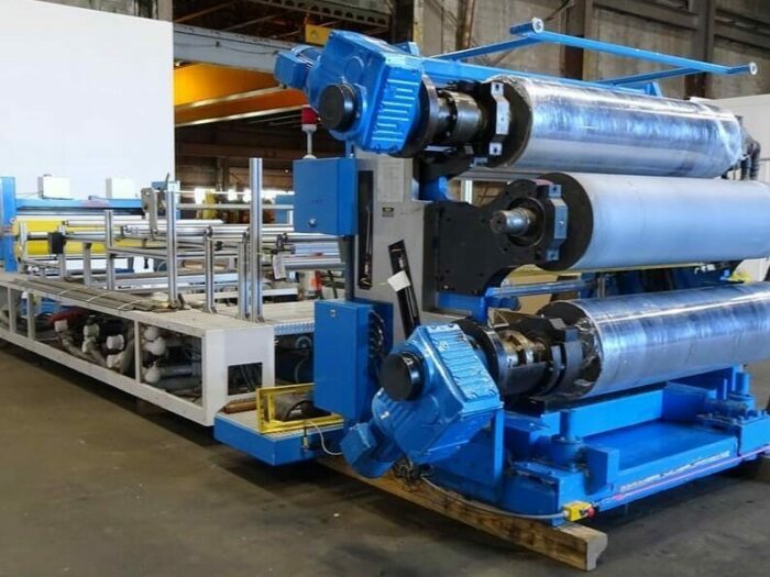 used welex 3 roll sheet stack