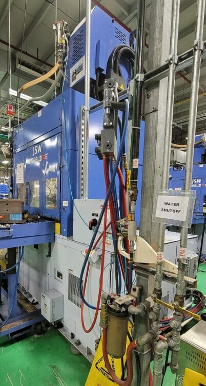 Used 70 Ton JSW JT70 REL III Two Station Rotary Vertical Injection Molding Machine