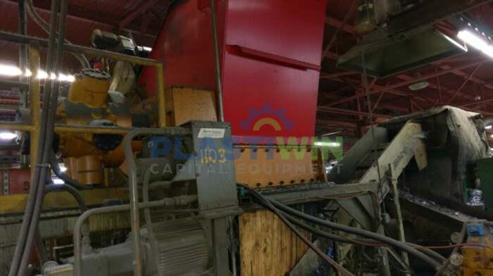 Used 150 HP Saturn Dual Shaft Shredding Line