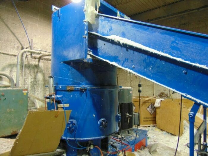 Used 200 HP Densifier with 30 x 12' Inclined Conveyor