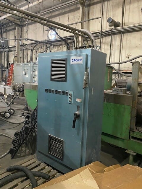 Used 8" Crown Compaction Single Screw Extruder