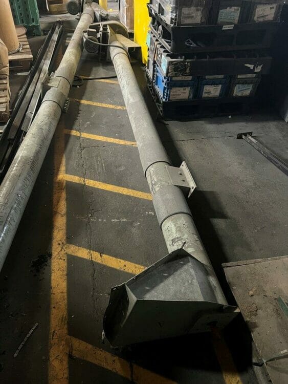Used 3 HP Auger Conveyor