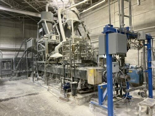 Used 160mm Werner and Pfleiderer Twin Screw Extruder