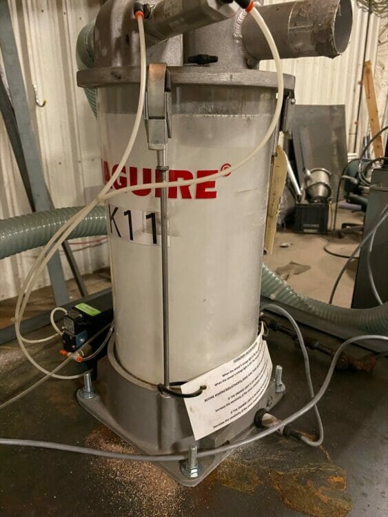 Used Maguire WSB1840 Blender with Clear VU MLS-580 Vacuum Pump