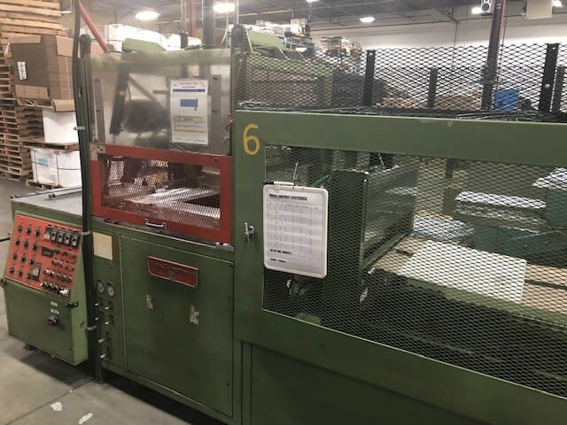 Used Visual Model V-O-M2030 Inline Thermoforming Machine