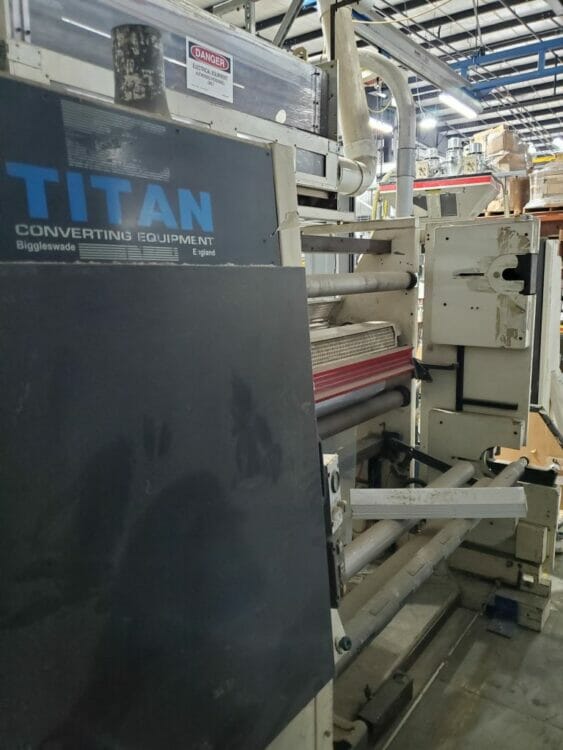 Used Titan SR6 Rewinder Slitter