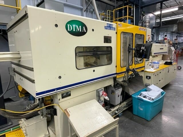 Used 270 Ton DIMA DMT 270 Injection Molding Machine