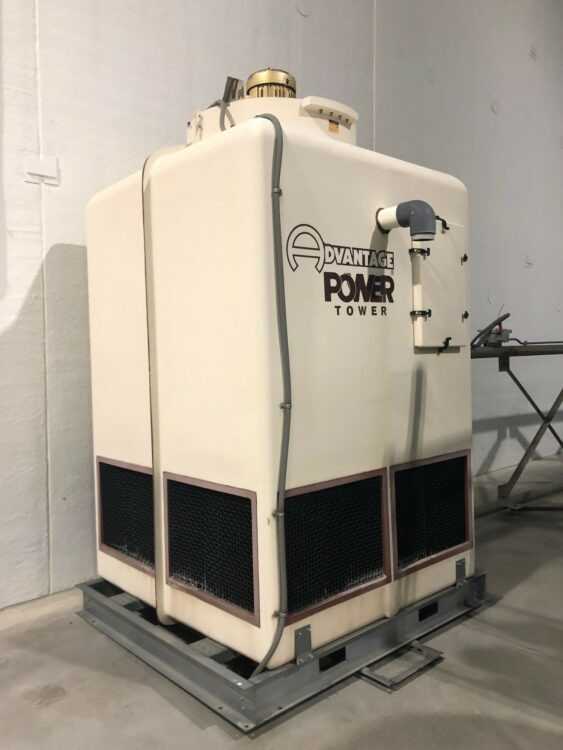 Used 80 Ton Cooling Tower and Advantage Pump Tank Station